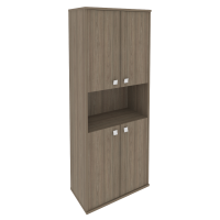 Шкаф высокий широкий (4 низкие двери ЛДСП) Style Л.СТ-1.5